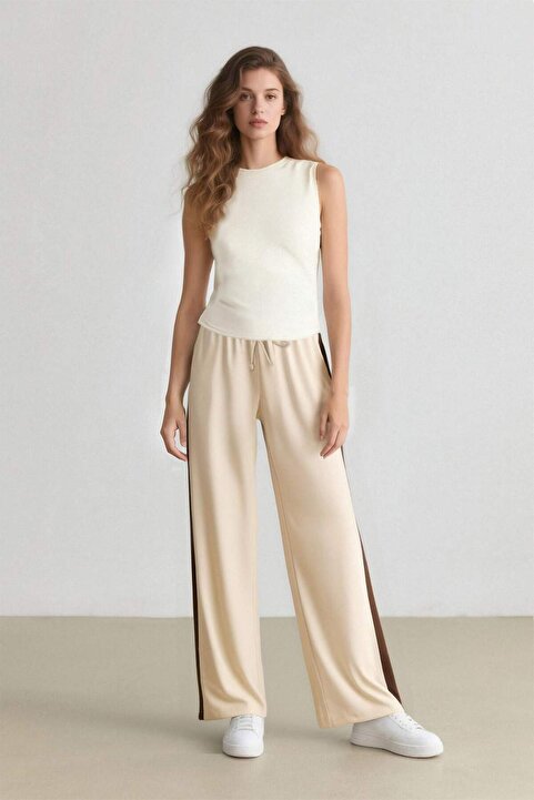 Defacto Wide Leg Cepli Normal Bel Geniş Paça Palazzo Pantolon E7747AX25SP