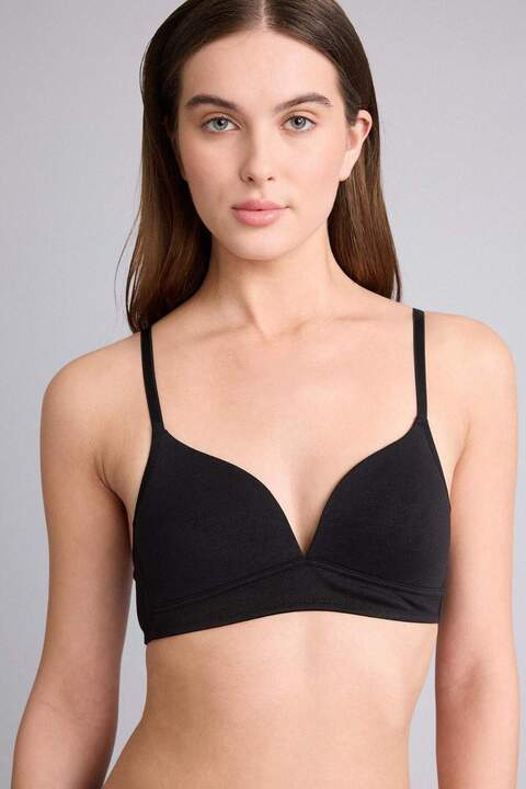 Defacto Pamuklu Comfort Siyah Pedli Bra X9027AZ24SP