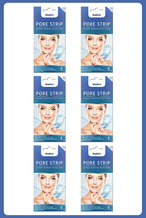 StopEver Pore Strip Siyah Nokta Plasteri ( 6 X 6 ) (TEA TREE) | Siyah Nokta Karşıtı