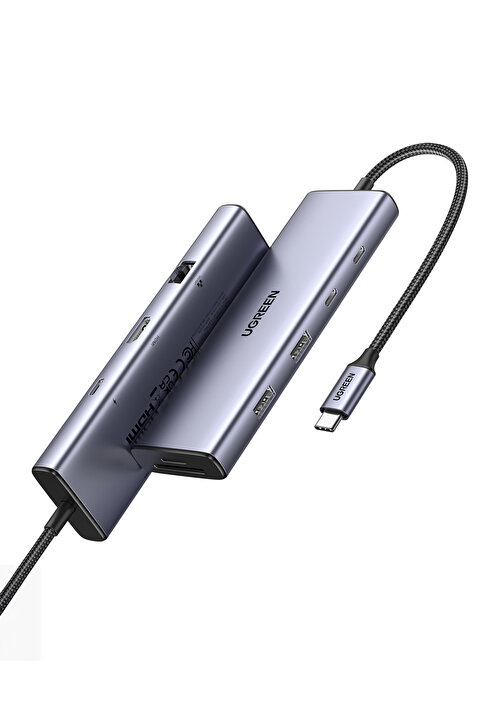 Ugreen 9'u 1 Arada USB 3.0 100W PD Port Çoklayıcı Hub, 15375
