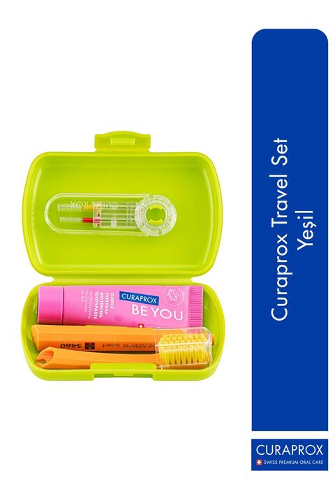 Curaprox Travel Set (diş Fırçası+ Diş Macunu + Diş Arası Fırçası)