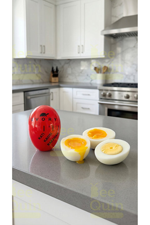 BeeQuin Türkçe Yumurta Haşlama Zamanlayıcısı Renk Değiştiren Egg Timer Pişirme Derecesi Dublör Alet
