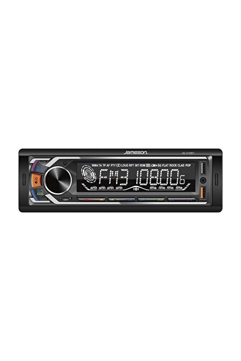 Jameson Js-315 Bt Bluetooth Usb/sd/radıo Oto Teyp Çalar Anfi Çıkışlı Kumandalı