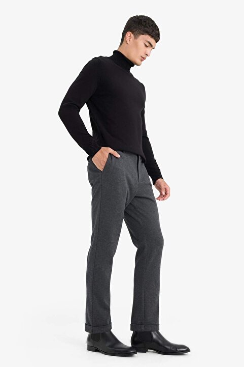 Defacto Tailored Regular Fit Düz Paça Penye Pantolon F1738AX25WN