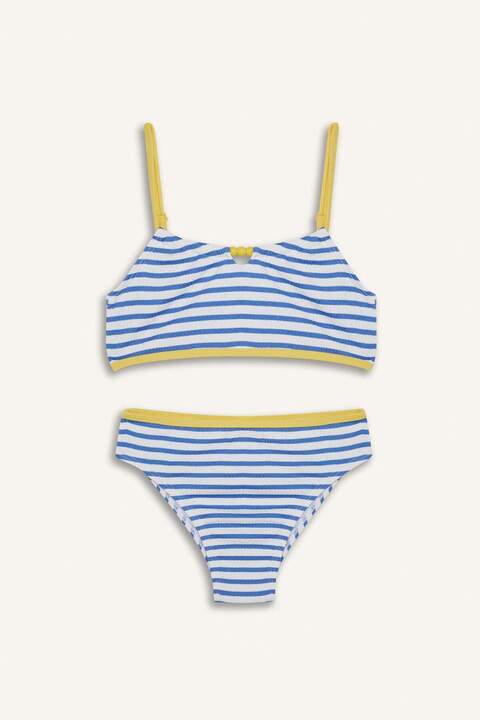 Defacto Çizgili Bikini Takımı Kız Çocuk E5131A825HS