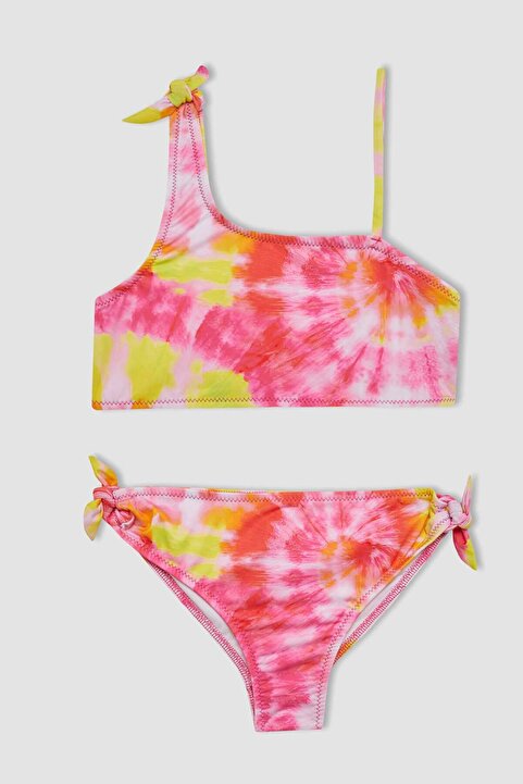Defacto Kız Çocuk Batik Desenli Bikini Takımı C4187A824HS