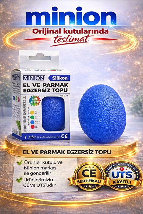 Genel Markalar Silikon Stres Topu El Egzersizi Bilek ve Parmak Güçlendirme Topu Fizik Tedavi Topu