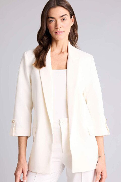 Defacto Büyük Beden Basic Blazer Ceket C3215AX26SM