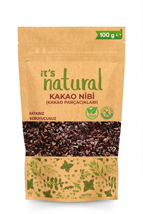 it's Natural Kakao Nibi 100 g | Kakao Parçacıkları | Cocoa Nibs | Katkısız