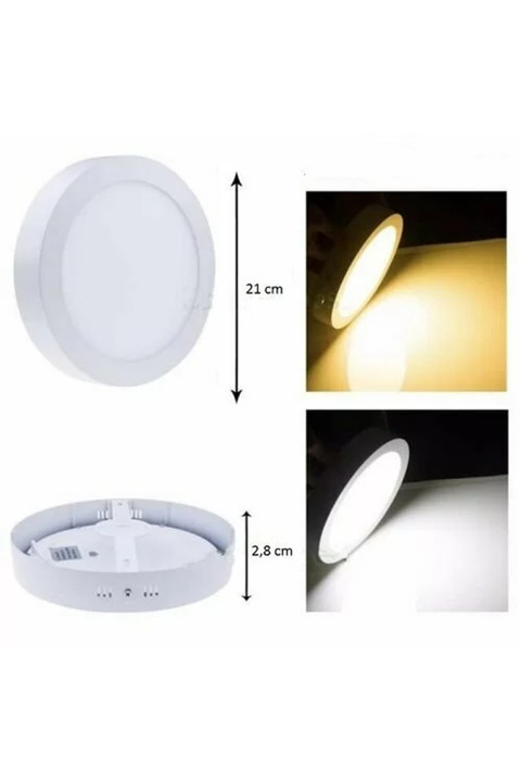 Cata 24W BEYAZ S.Ü.YUVARLAK LED PANEL ARMATÜR