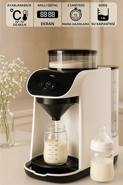 Mioji Baby 10 Pro Formula Pro Advanced Otomatik Bebek Mama Hazırlama Mama Yapma Makinesi