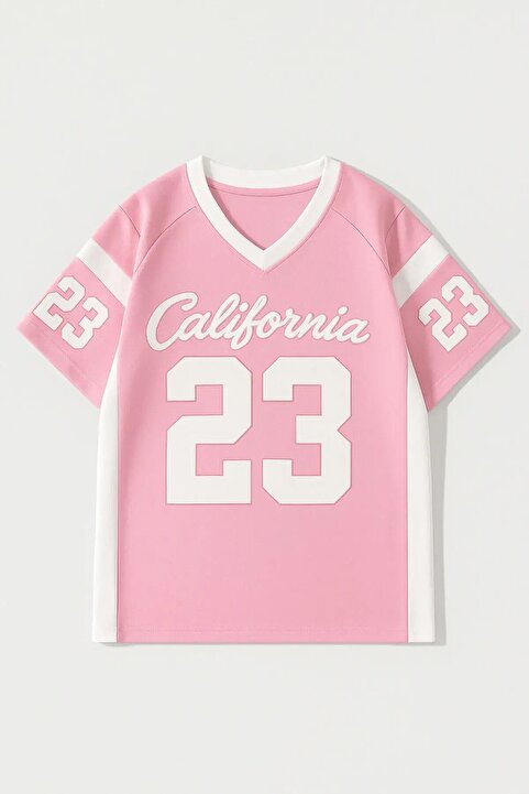 Minga London Pembe California 23 Detail Unisex Jersey Forma