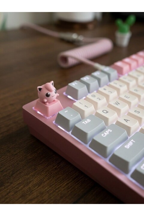 Genel Markalar Figürlü Keycaps Klavye Tuşu Gamer Aksesuar Oyuncu Klavyesi Mekanik Klavye Tuşu