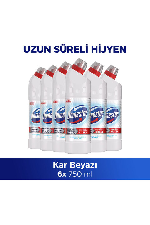 Domestos Yoğun Kıvamlı Çamaşır Suyu Kar Beyazı 750 ml x6