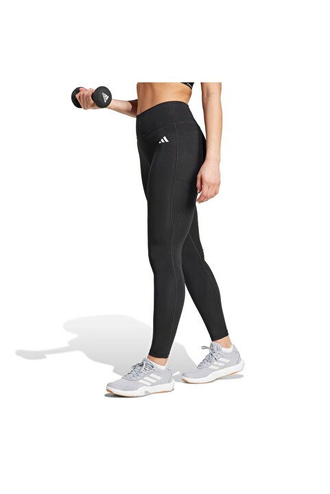 adidas IT2280 OPTİME ESSENTİALS Stash Kadın Spor Tayt Siyah