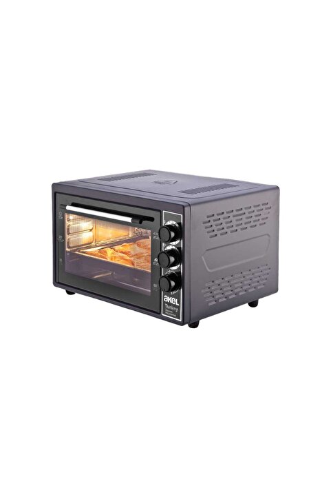 Go İthalat MİDİ FIRIN KARE 38LT AYARLANABİLİR TERMOSTAT = 50–320°C - SAATLİ = 0 - 90 DK ZİL 3 KADEME HIZ AYAR E
