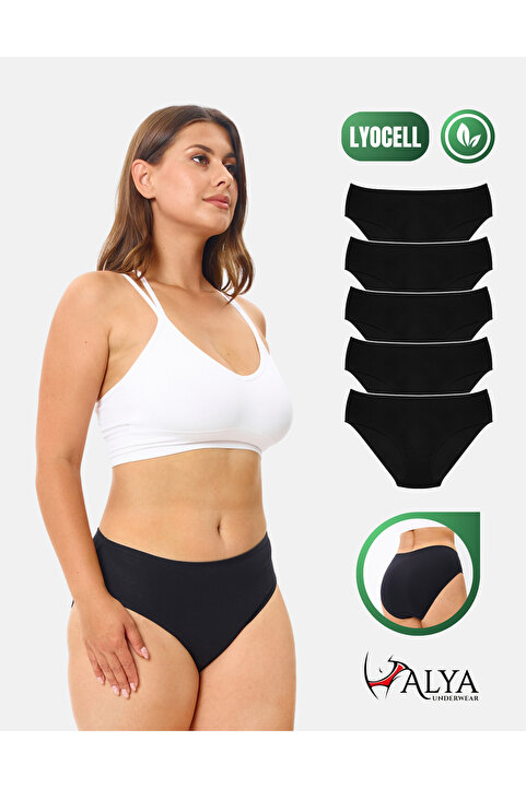 ALYA UNDERWEAR Kadın Külot, Lyocell Kumaş Külot, Ter Emici Rahat ve Dayanıklı Kadın İç Çamaşırı, Liyosel Slip