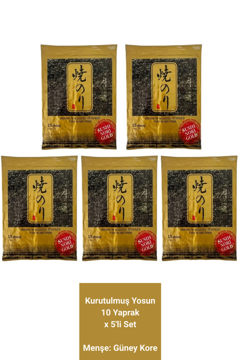 Kaitatuya Nori Sushi Yosunu 5'li Paket