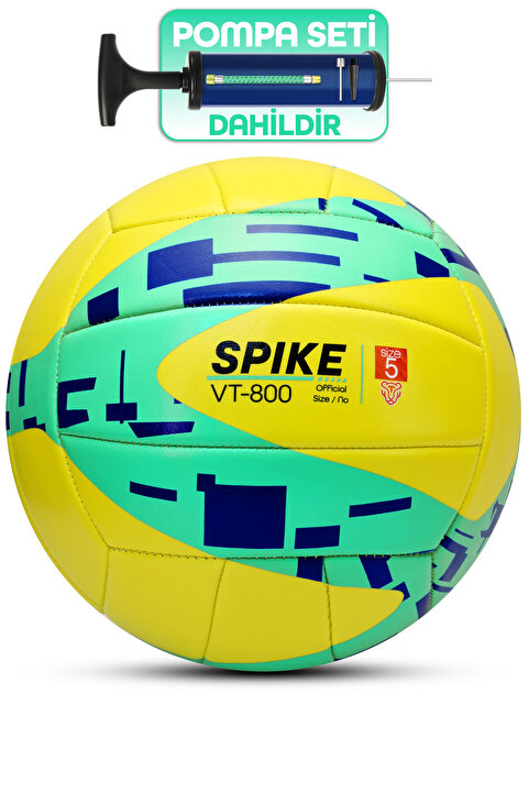 Telvesse VT800 Spike Voleybol Topu Pompalı Yumuşak Doku Semi-Pro İç-Dış Mekan Soft Touch 300 g No:5