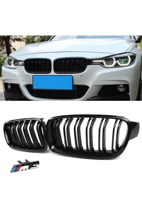 Genel Markalar HdmTuning Bmw F30-35 M3 Ön Panjur Izgara Böbrek Piano Black 2012-2018 Arası