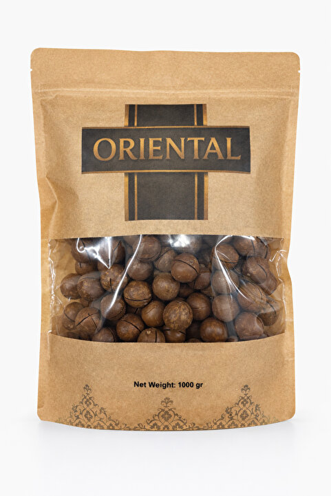 Oriental Kabuklu Kavrulmuş Makademya Fındığı Vanilyalı 1 Kg - Çıtır Çıtır & Taze Kavrum & Lezzetli