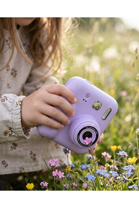 OEM Mini Çocuk Kamerası Fotoğraf Video Çekim 4 Rulo Kağıt ve 5 Kalem Hediyeli