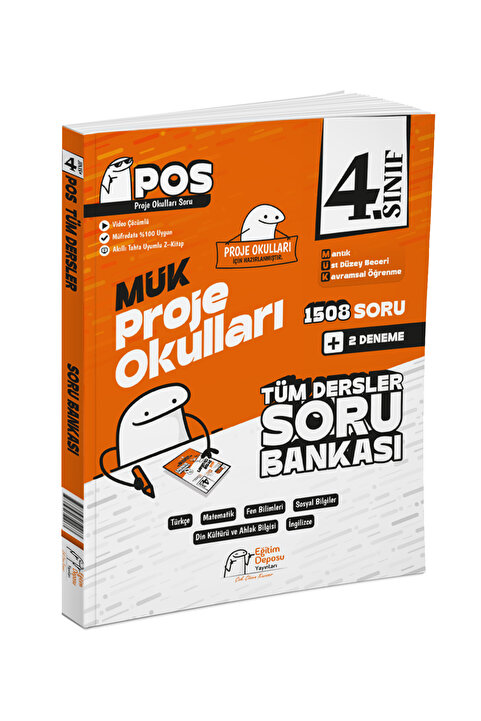 Eğitim Deposu Yayınları 4. Sınıf MÜK Proje Okulları Soru Bankası Eğitim Deposu Yayınları