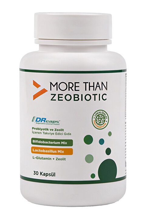 MORE THAN Zeobiotic Probiyotik 30 Kapsül (L-glutamin + Zeolit)