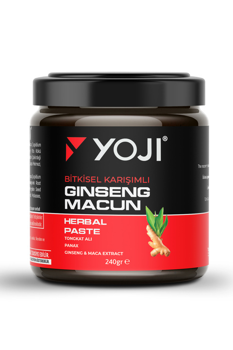 YOJİ Tongat Alı, Panax, Kore Ginseng, Maca Extract Bitkisel Karışımlı Macun 240 gr