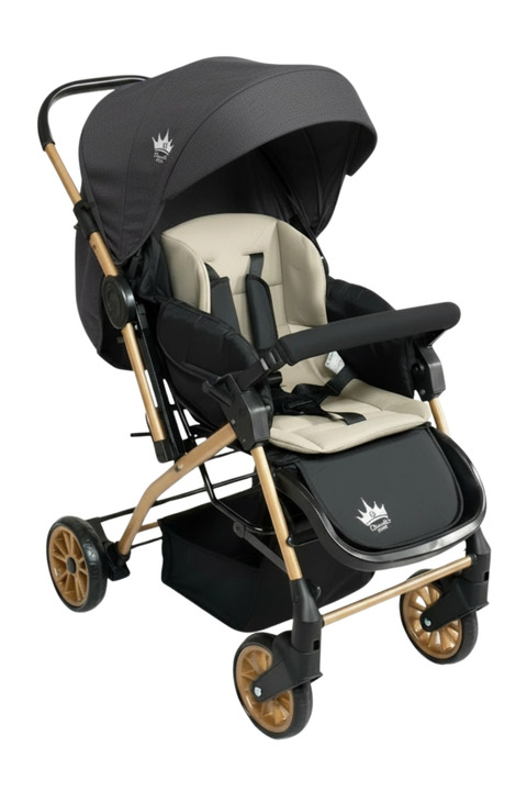 4 Baby Olympus Gold Kahve Çift Yönlü Bebek Arabası Taşıma