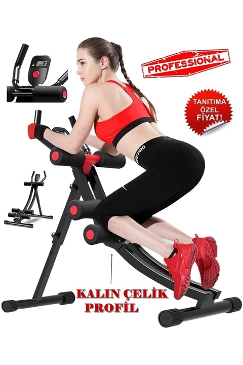 Raiden R-MEK1 Karın Egzersiz Aleti spor ev karın Abs egzersiz makinesi egzersiz Mekik Aleti Lcd Ekranlı