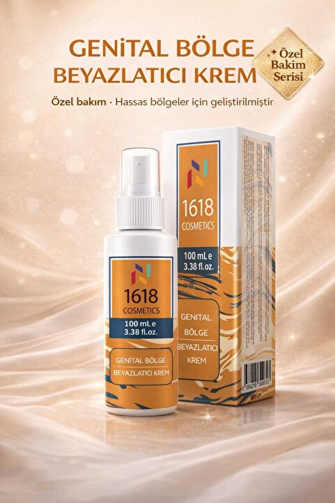 1618 Kozmetik Genital Bölge Beyazlatıcı Krem 100 ML