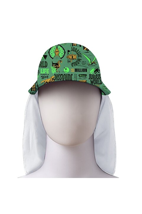 SLIPSTOP Çocuk Yeşil Jurazzo Sun Hat Şapka Sk2631110002