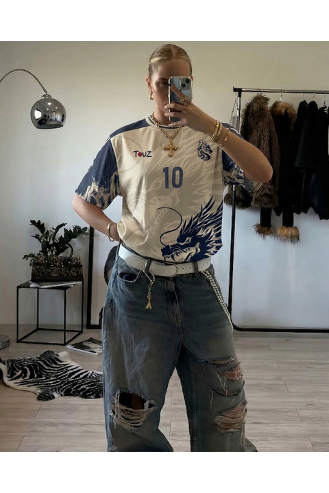 Toum Sakura Blokecore Dragon 23 Jersey T-shirt Forma