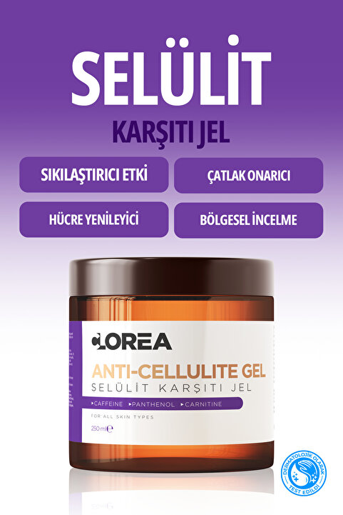 Clorea Sıkılaştırıcı, Înceltici, Nemlendirici, Selülit Ve Çatlak Giderici Vûcut Şekillendirici Jel 250 ml