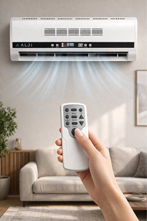 ALJİ 60w 3 Hız Kumandalı Duvar Tipi Vantilatör
