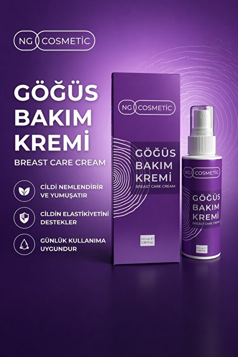 NG Kozmetik Göğüs Dolgunlaştırıcı , Dikleştirici Ve Sarkıklık Giderici Bakım Kremi 100 ML