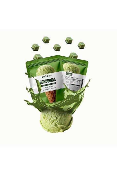 Refresh Chips Freeze Dry Antep Fıstıklı Dondurma - Dondurularak Kurutulmuş Dondurma - 30gr