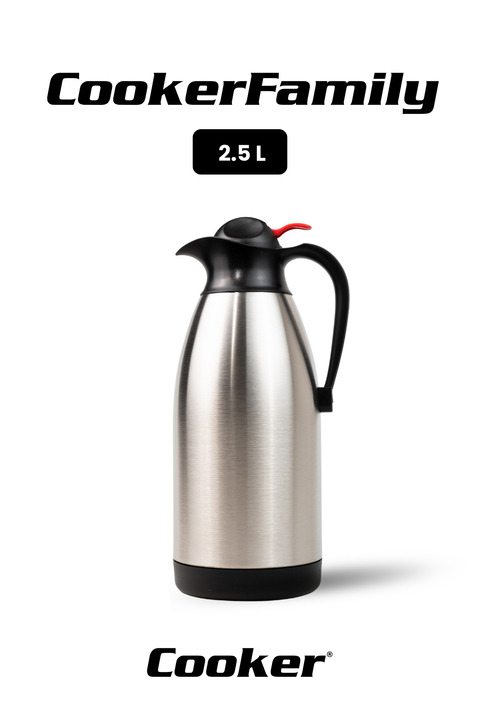 Cooker HeatLock 2,5 Litre Paslanmaz Çelik Termos CKR2036
