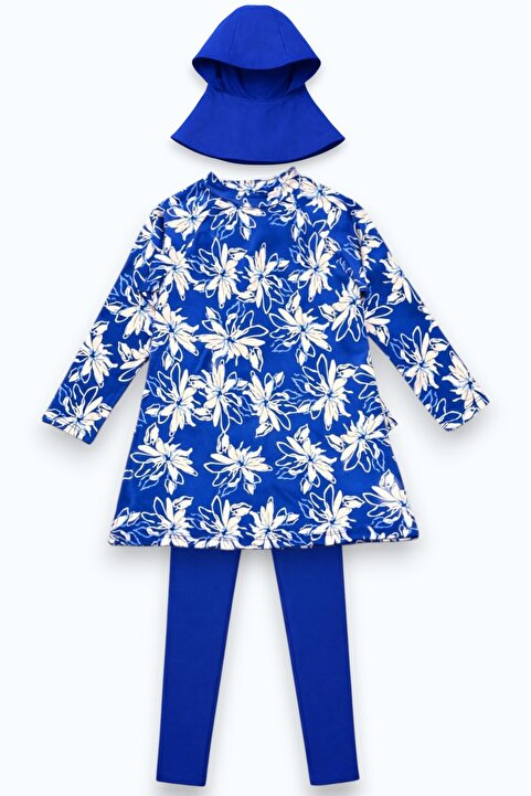 My Kids Wear Kız Çocuk Tesettür Mayo Takımı 7-16 Yaş 11458