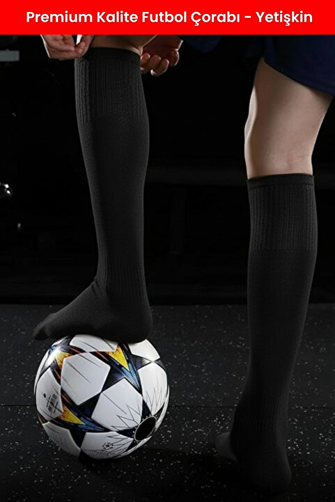 DORE Orijinal 1 Çift Yetişkin Premium Ter Emici & Nefes Alan Futbol Maç Tozluk Halısaha Uzun Çorap