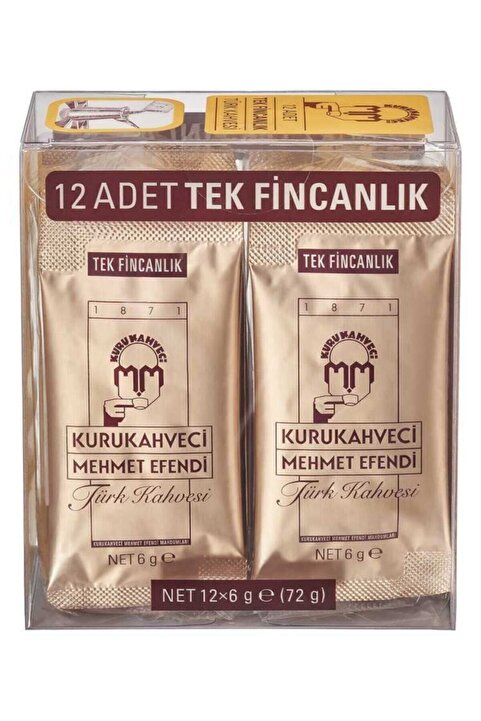 Mehmet Efendi Tek Kullanımlık Türk Kahvesi
