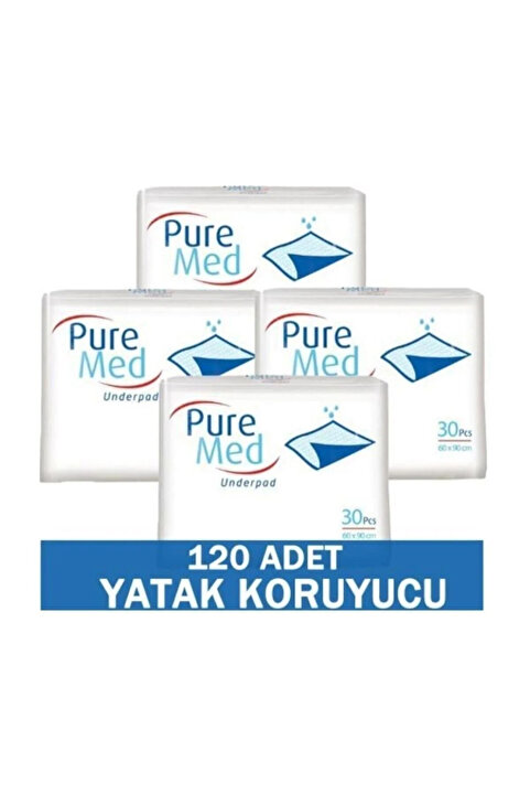 Puremed Serme Yatak Koruyucu 60x90 30'lu * 4 Paket