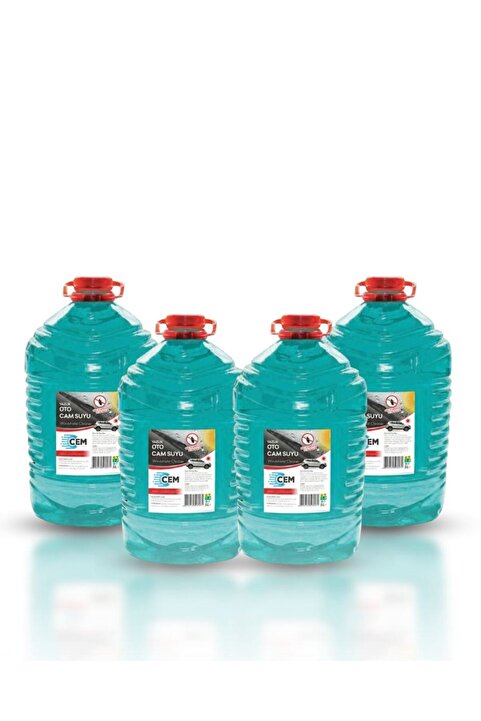 CEM CAR CARE Car Care Yazlık Cam Suyu 5 Lt 4'lü Avantaj Paket
