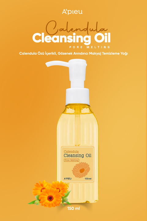 Missha Aynısefa İçeren Gözenek Arındırıcı Makyaj Temizleme Yağı A'PIEU Calendula Cleansing Oil Pore Melting