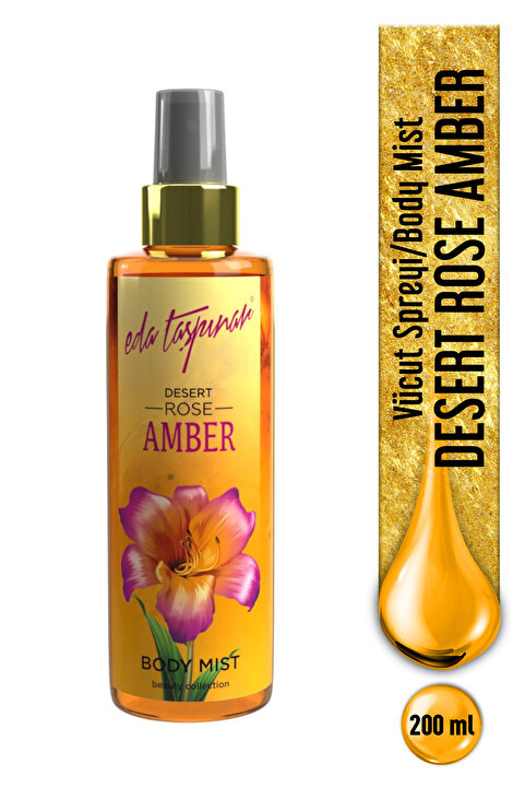 Eda Taşpınar Desert Rose Amber Body Mist – Gizemli & Kalıcı Koku 200 ml