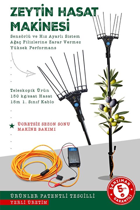 Atlas ZEYTİN SİLKME MAKİNESİ DEVİR AYARLI