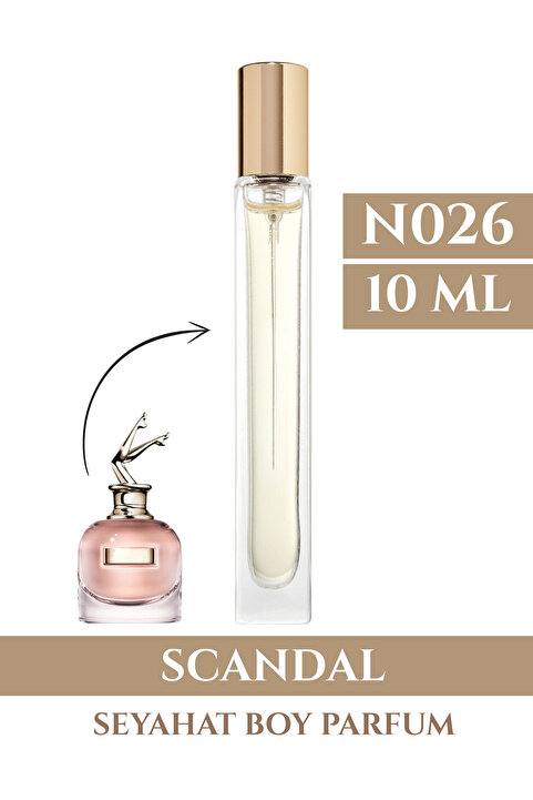 homeartplus N026 - Seyahat boy 10 ml ( SCANDAL ) Çiçeksi Kadın Parfüm ELİXİR