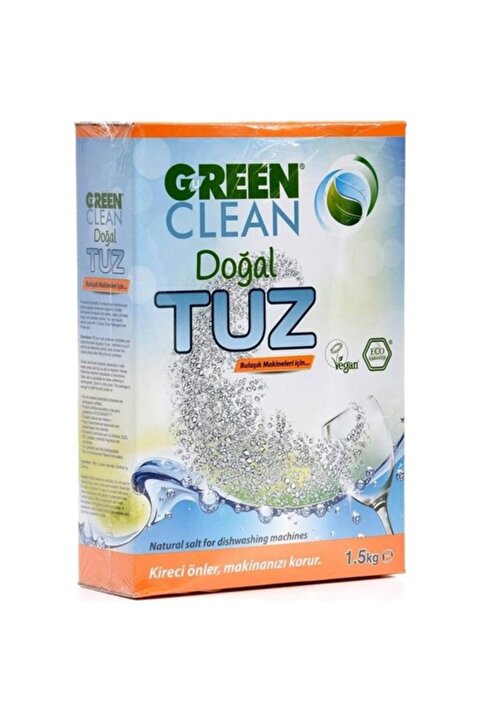 Green Clean Bitkisel Bulaşık Makinesi Tuzu 1500 ml