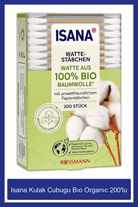 ISANA Kulak Cubugu Bıo Organıc 200'lu